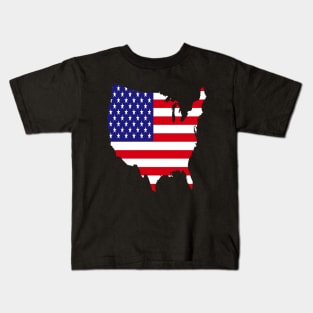 Flag usa Kids T-Shirt